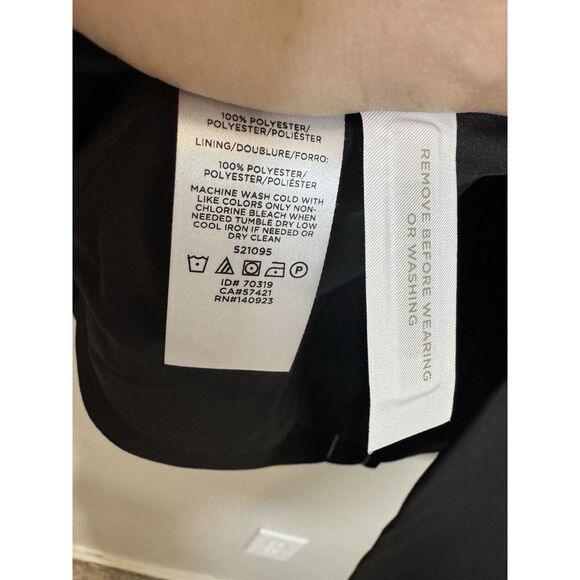 Loft Plus Satin Black  Blazer Jacket 16 Plus NWT $130 Career‎ Button NEW - Picture 4 of 4